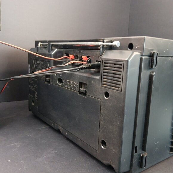 Vintage 1980’s Sony Boombox Blaster CFS-W360 Everything Works But Left Tape Deck - Picture 13 of 16